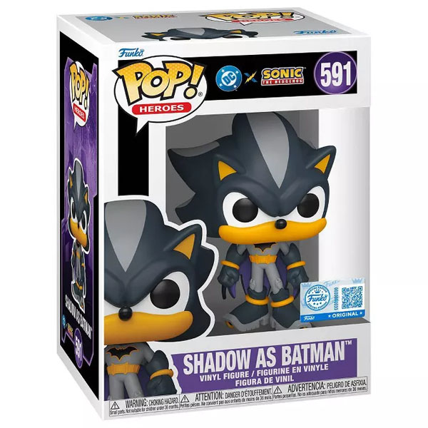 Funko POP #591 DC Justice League and Sonic - Shadow as Batman Exclusive Figure